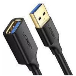 UGREEN 3.0 USB Kabel zu USB Buchse 3m Verlängerung, schwarz (30127)