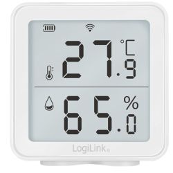 Logilink Wi-Fi Smart Thermo-Hygrometer, Tuya kompatibel (SC0116)