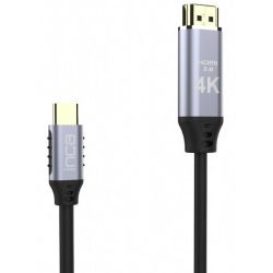 INCA USB Kabel ITCH-02TX  Typ C > HDMI, 1.4, 4K30Hz, 2m re (ITCH-02TX)