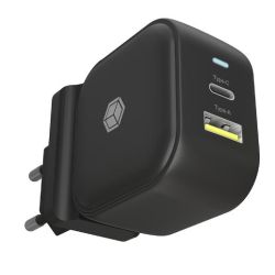 Icy Box IB-PS106-PD 2 Port USB Netzladegerät schwarz (60996)