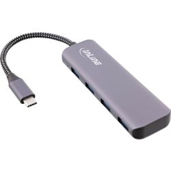 4-port USB-Hub USB-C 3.1 grau (33271R)