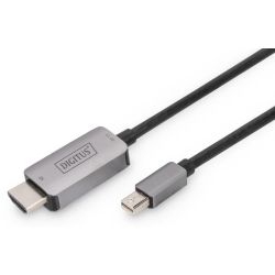 DIGITUS 8K 60Hz. M/M mini DP to HDMI adapter cable A (DB-340109-010-S)