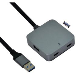 VALUE USB 3.2 Gen 1 Hub, 4 Ports (2x USB-A + 2x USB-C), m (12.99.1124)