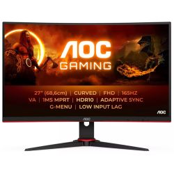 C27G2E/BK Monitor curved schwarz/rot (C27G2E/BK)