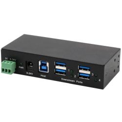 EXSYS EX-1244HMS 4 Port USB 3.2 Gen 1 HUB Din-Rail Kit un (EX-1244HMS)