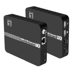 LevelOne HDMI over Cat.5/6 Extender kit 4K, bis zu 100 Mete (HVE-8110)