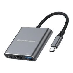 CONCEPTRONIC Dock USB-C ->HDMI,USB3.0,PD           0.25m (DONN18G)