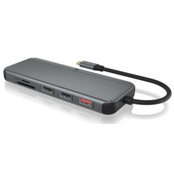 Dockingstation IcyBox USB-C   mit dreifacher Videoausg (IB-DK4060-CPD)