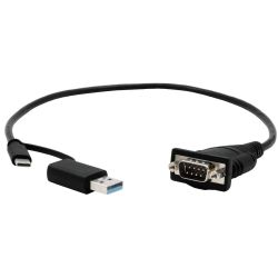 EXSYS EX-23001 USB 2.0 mit C- und A-Stecker zu 1 x Seriell  (EX-23001)