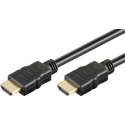 Goobay 2m HDMI Kabel mit Ethernet, 4K (2160p), vergoldete Kont (61159)