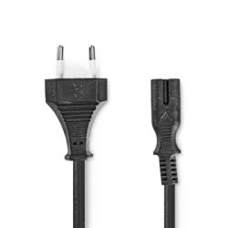 Stromkabel | Euro Männlich | IEC-320-C7 | Gerade | Ge (CEGL11042BK20)
