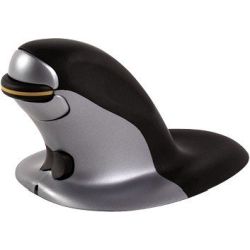 Fellowes Penguin Vertikale Wireless Maus Größe S schwarz/silber (9894901)