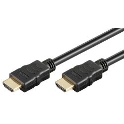 Goobay 1,5m HDMI Kabel mit Ethernet, 4K (2160p), vergoldete Ko (61158)