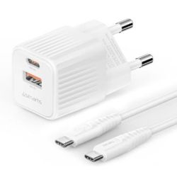 VoltPlug Duos Mini PD 20W weiß + USB-C Kabel (540122)