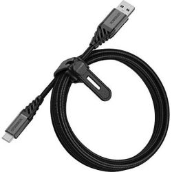 Kabel USB-A Stecker zu USB-C Stecker 2m schwarz (78-52665)