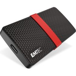Emtec Power Plus X200 2TB Externe SSD schwarz/rot (ECSSD2TX200)