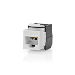 Nedis Keystone | CAT6a | RJ45 Buchse | U/UTP | ABS | Box (CCGB89710BK)