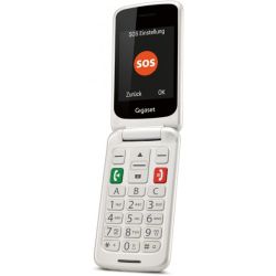 GL590 Mobiltelefon pearl white mit Ladeschale (S30853-H1178-R103)