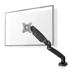 Nedis MMSISGS110BK Monitor-Tischhalterung schwarz (MMSISGS110BK)