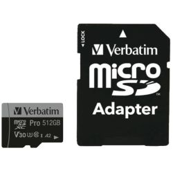 Pro U3 R100/W90 microSDXC 512GB Speicherkarte UHS-I U3 (47046)