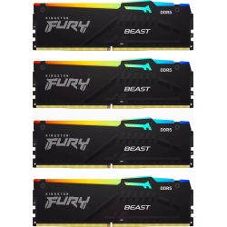 FURY Beast RGB 128GB DDR5-5200 Speichermodul Kit (KF552C40BBAK4-128)