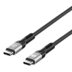 Manhattan MANHATTAN USB4 USB-C Stecker/Stecker Kabel 240W 40G 8K 1m (356374)