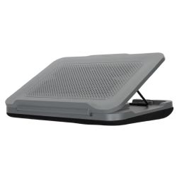 TARGUS 18 Dual Fan ChillMat Stand grey, Adjustable Lap Stand (AWE90GL)