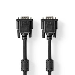 VGA-Kabel | VGA Stecker | VGA Stecker | Vernickelt |  (CCGL59000BK100)