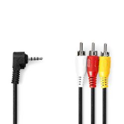 Audio-Video-Kabel | 3.5 mm Stecker | 3x Cinch-Stecker  (CVGL22400BK10)