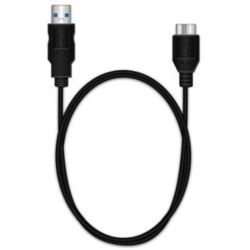 MediaRange Lade- + Datenkabel USB 3.0 auf MicroUSB 3.0 1m sw (MRCS153)