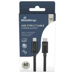 MediaRange Lade- + Datenkabel USB 3.0 PowDel. 5Gbit/s 1.2m (MRCS213)