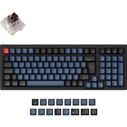 K4 Pro Wireless Tastatur schwarz/blau (K4P-H3-DE)