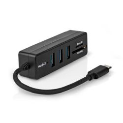USB-Hub | 1x USB-C™ | 3x USB A Buchse | 5-Port port( (CCGB64250BK01)