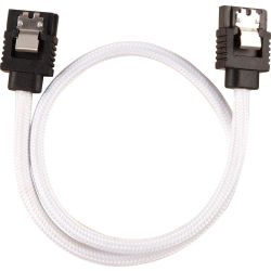 Premium Sleeved SATA 6Gb/s Kabel 0.3m weiß (CC-8900249)