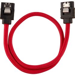Premium Sleeved SATA 6Gb/s Kabel 0.3m rot (CC-8900250)