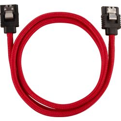 Premium Sleeved SATA 6Gb/s Kabel 0.6m rot (CC-8900254)