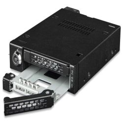 Einbaurahmen IcyDock  2x6,3cm U.2/U.3 NVMe 3,5 SSD sw (MB092VK-B)