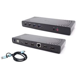 I-TEC USB 3.0/USB-C/Thunderbolt Docking Station 2x  (CADUALHDMIDOCKPD)