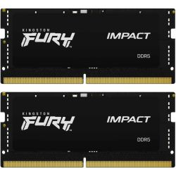 Kingston FURY Impact SO-DIMM 32GB DDR5-6400 Speichermodul Kit (KF564S38IBK2-32)