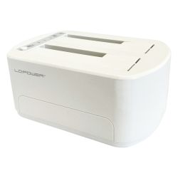 LC-Power Dockingstation USB 3.2  2,5/3,5 SATA/SSD (Whi (LC-DOCK-U3-VI)