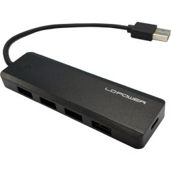 4-port USB-Hub USB-A 3.0 schwarz (LC-HUB-U3-4-V2)