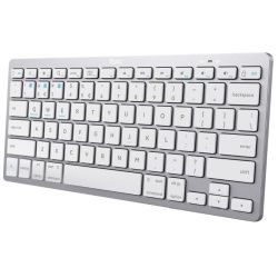 Ultra-Thin Wireless Bluetooth Keyboard silber/weiß (24653)