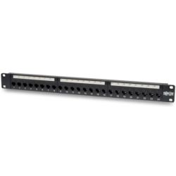 EATON TRIPPLITE 24-Port 1U Rack-Mount Cat6/Cat5 Feedthrough (N254-024)