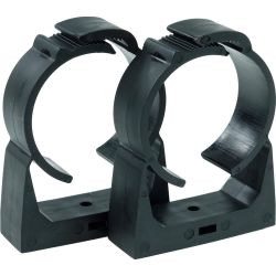 AGB Universal Halterung Clip-On 50mm schwarz 2er-Pack (15161)