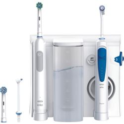 Oral-B PRO 1 Oral Health Center + OxyJet blau/weiß (840825)