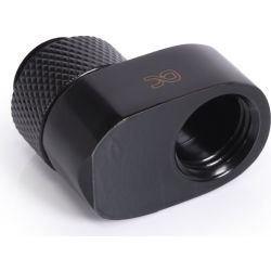 Eiszapfen Versatzstück 16mm G1/4 AG zu G1/4 IG schwarz (17601)