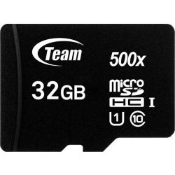 500 Black R100/W20 microSDHC 32GB Speicherkarte (TUSDH32GCL10U03)