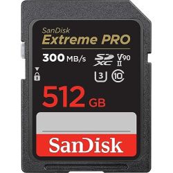 Extreme PRO R300/W260 SDXC 512GB Speicherkarte (SDSDXDK-512G-GN4IN)
