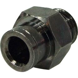 Steckanschluss G1/4 zu 8mm schwarz vernickelt (66119)