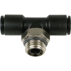 T Steckanschluss G1/4 zu 8mm schwarz (66044)